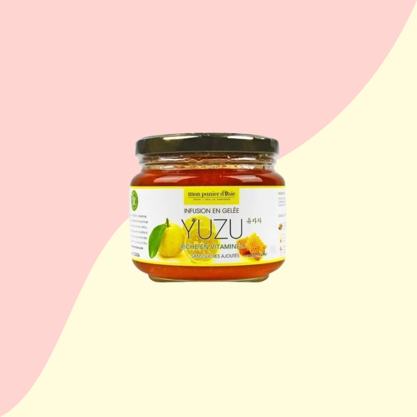 Infusion en gelée yuzu