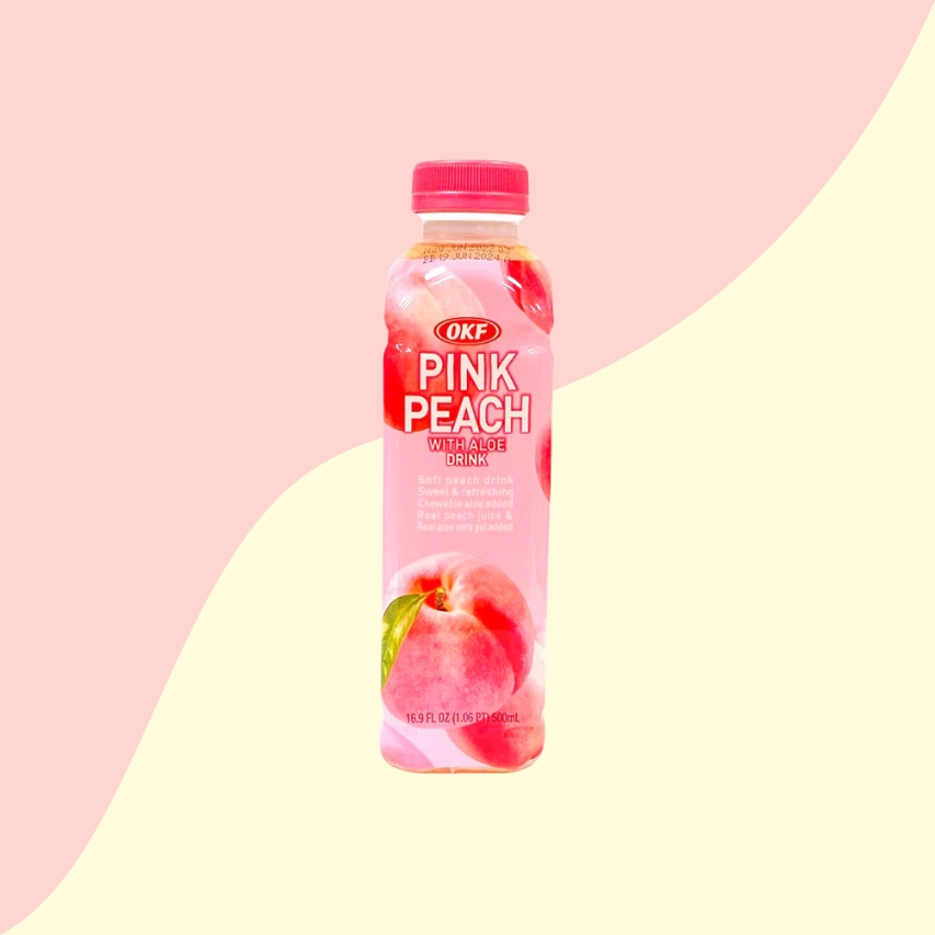 Pink peach with aloe