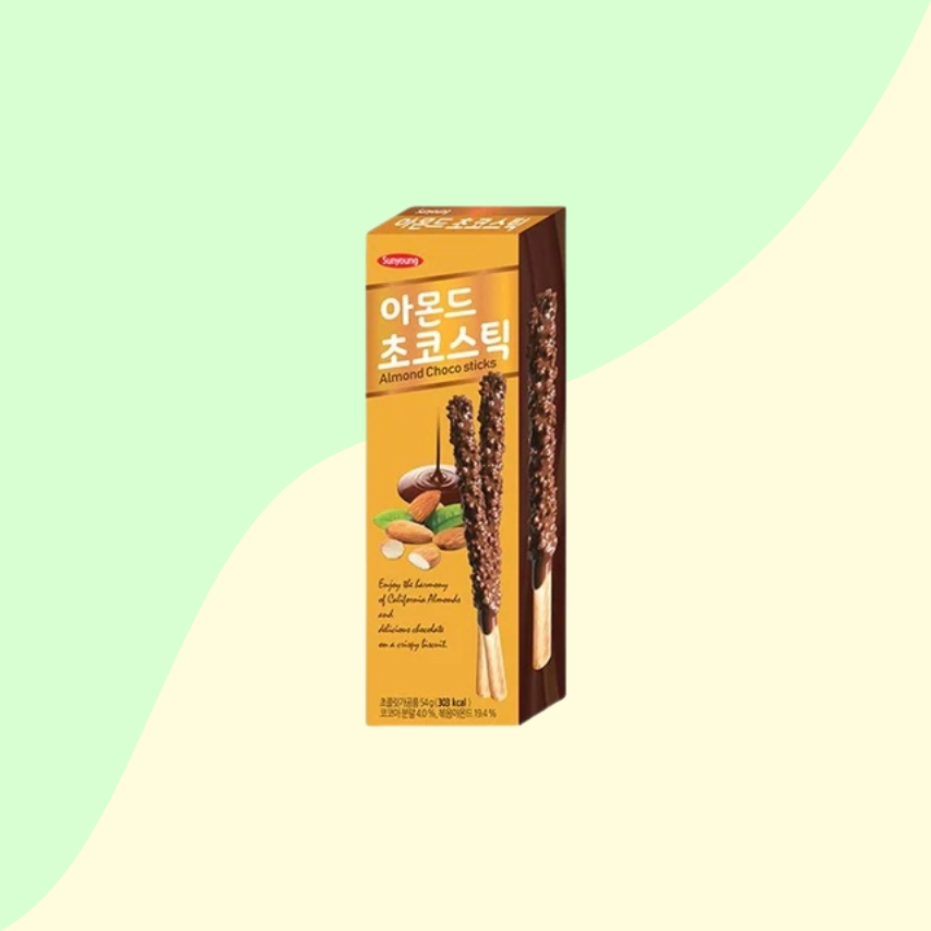 Gros batonnets chocolat amande sunyoung