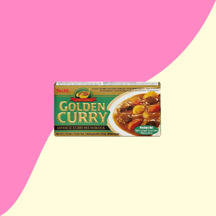Golden curry s&b sauce mix en bloc mi fort