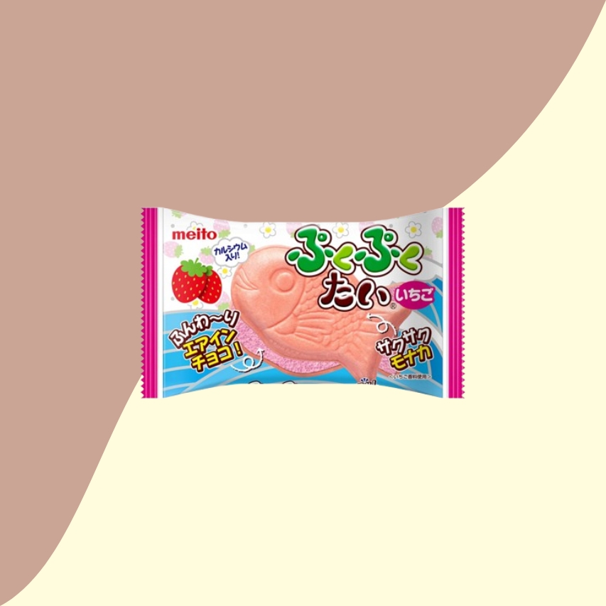 Gaufrette taiyaki meito Choco Fraise