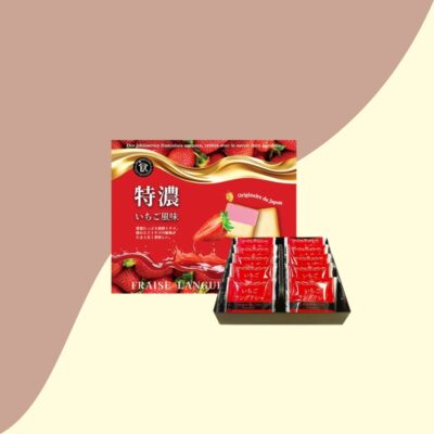 Biscuit langue de chat fraise