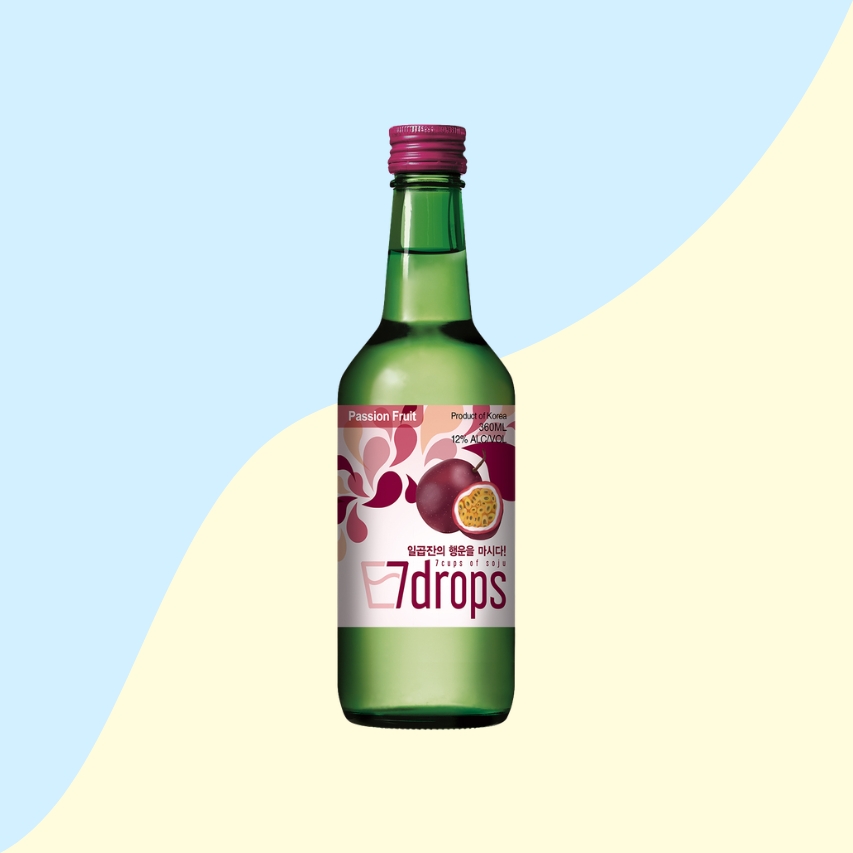Soju fruit de la passion 7 drops