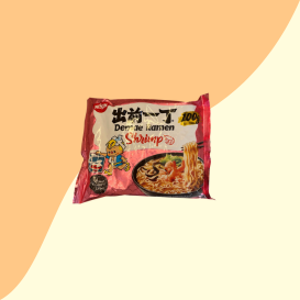 Demae ramen shrimp